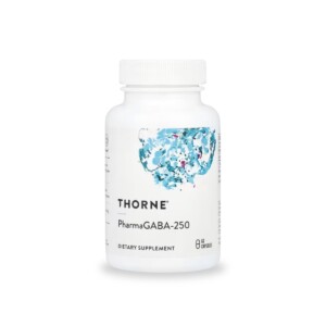 Thorne PharmaGABA 250 ملغ | 100 ملغ – 60 كبسولة