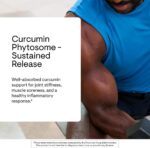 Curcumin phytosome sustained release supplement supporting joint stiffness, muscle soreness, and inflammation with high absorption