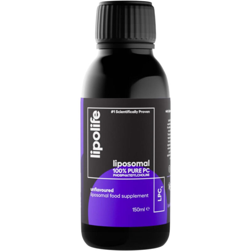 LipoLife Liposomal Phosphatidylcholine 150ml liquid supplement for liver and cognitive support